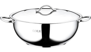 Oms Collection Paslanmaz Çelik 26 cm Derin Tencere