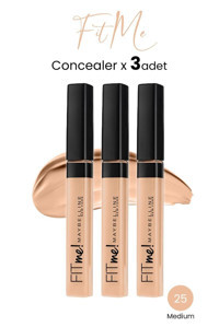 Maybelline Fit Me 25 Göz Altı ve Yüz Likit Fırça Kapatıcı