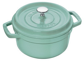 Staub Döküm 20 cm Derin Tencere Turkuaz