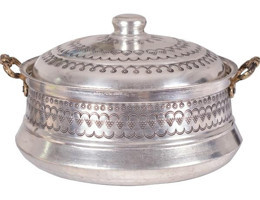 Bakır Concept Mardin Işlemeli Bakır 29 cm Derin Tencere