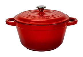 Lava New Heritage Demir Döküm 22 cm Derin Tencere Kırmızı