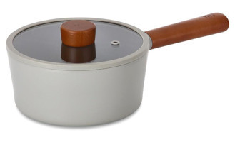 Neoflam Cam Kapaklı Döküm 18 cm Derin Sos Tencere
