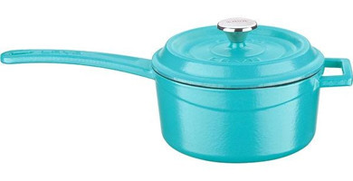 Lava Döküm 16 cm Derin Sos Tencere Turkuaz