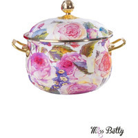 Miss Betty Rose Deluxe Emaye 20 cm Derin Tencere