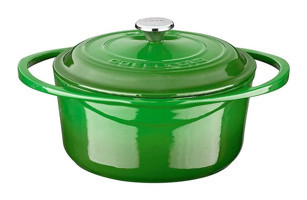 Lava Döküm 20 cm Derin Tencere Yeşil
