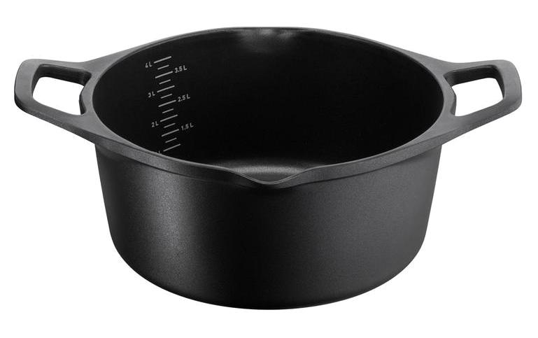 Tefal Delicio Cam Kapaklı Titanyum 25 cm Derin Tencere