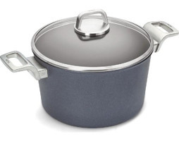 Primanova Woll D-WOLL124DLPIL İndüksiyon Cam Kapaklı Titanyum 24 cm Derin Tencere