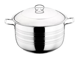 Can Çelik Metal Kulplu 30 cm Derin Tencere