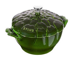 Staub Enginar Desenli Döküm 22 cm Derin Tencere
