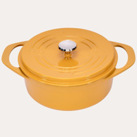 Pot Art Döküm 28 cm Derin Tencere Sarı