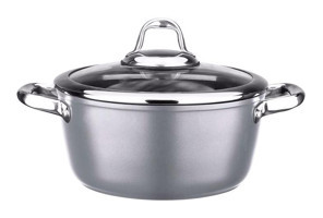 Leggno MST2828DT24GR Master Daily Cam Kapaklı Titanyum 24 cm Derin Tencere
