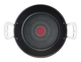 Tefal G25571 Cam Kapaklı Titanyum 26 cm Basık Tencere