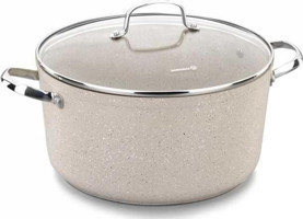 Korkmaz Granita A1260 Cam Kapaklı Granit 20 cm Derin Tencere