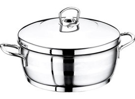 Safinox Flavia 3210 Paslanmaz Çelik 32 cm Derin Tencere