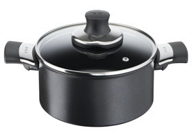 Tefal S0429788 Cam Kapaklı Titanyum 20 cm Derin Tencere