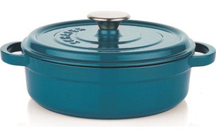 Schafer Guss Chef Döküm 24 cm Basık Tencere