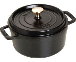 Staub La Cocotte Döküm 18 cm Derin Tencere Siyah
