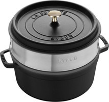 Staub La Cocotte Döküm 26 cm Derin Tencere Siyah