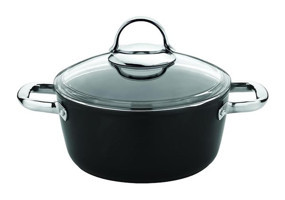 Saflon SF3624TT Cam Kapaklı Titanyum 24 cm Derin Tencere