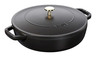 Staub 405114730 Chistera Döküm 24 cm Basık Tencere