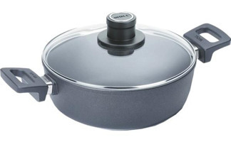 Primanova Woll D-WOLL824NL Cam Kapaklı Döküm 24 cm Basık Tencere