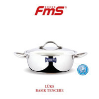 Fms No:32 Çelik 32 cm Basık Tencere