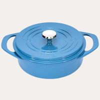 Pot Art Döküm 26 cm Derin Tencere Mavi
