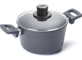 Primanova Woll D-WOLL120NL Cam Kapaklı Döküm 20 cm Derin Tencere