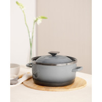 Madame Coco La Garde Döküm 24 cm Derin Tencere Gri