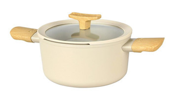 Berghoff Balance Cam Kapaklı Alüminyum 20 cm Derin Tencere