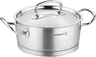 Korkmaz Proline Satin A1168 Paslanmaz Çelik 16 cm Derin Tencere