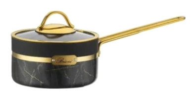 Brioni Selection SLS-137 Cam Kapaklı Granit 16 cm Derin Sos Tencere