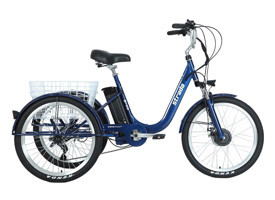 Strada E-Vo 250 W 70 Km 24 Jant 7 Vites Elektrikli Bisiklet Elektrikli Bisiklet Mavi