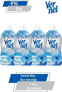 Vernel Fresh Kontrol Var 55 Yıkama Yumuşatıcı 4x1.32 lt