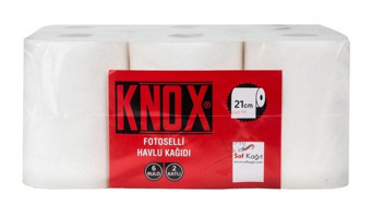 Knox Hareketli 2 Katlı 6'lı Rulo Kağıt Havlu