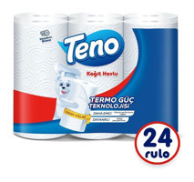 Teno Avantaj Paket 2 Katlı 6'lı Rulo Kağıt Havlu