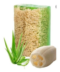 Mbb E-Ticaret Doğal Kabak Lifli Aloe Vera-Kabak Lifli Katı Sabun 125 gr