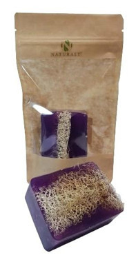 Naturaly El Yapımı Bal-Kabak Lifli-Lavanta Katı Sabun 120 gr