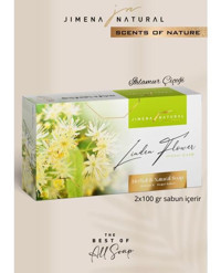 Jimena Natural Bitkisel Ihlamur Katı Sabun 2x100 gr