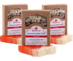 The Soap Factory Bitkisel Vegan Çilek Katı Sabun 3x120 gr