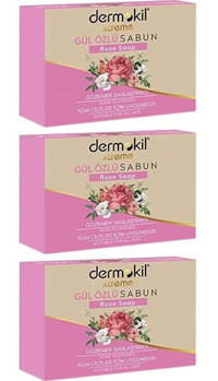 Dermokil Gül Katı Sabun 3x100 gr