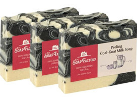 The Soap Factory Keçi Sütü-Kömür Katı Sabun 3x110 gr