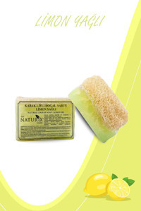 Naturix Akne Karşıtı Kabak Lifli-Limon Katı Sabun 130 gr
