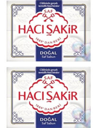Hacı Şakir Doğal Sade Katı Sabun 2x600 gr