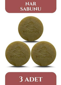 Sabunal Bitkisel Nar Katı Sabun 3x100 gr