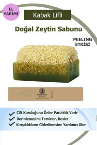 Hürrem Sultan Doğal Kabak Lifli Kabak Lifli-Zeytinyağlı Katı Sabun 130 gr