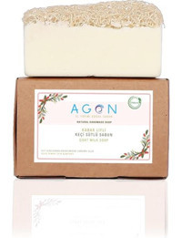 Agon El Yapımı Doğal Kabak Lifli-Keçi Sütlü Katı Sabun 120 gr