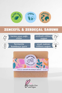 Badecanlar Kozmetik Zencefil-Zerdeçal Katı Sabun 100 gr