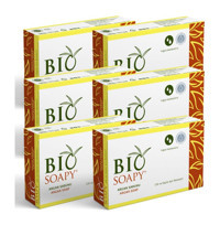 Biosoapy Doğal Argan Katı Sabun 6x100 gr