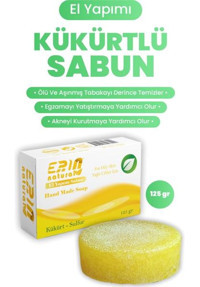 Erin Natural El Yapımı Kükürtlü Katı Sabun 125 gr